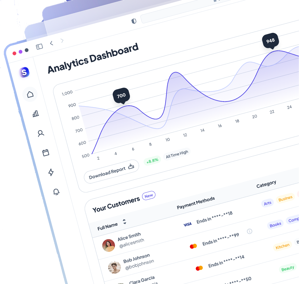 Grafice digitale care ilustrează serviciile digitale complete oferite de Sarghy Design.