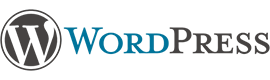 Logo WordPress - Platformă CMS utilizată de Sarghy Design pentru creare website-uri.